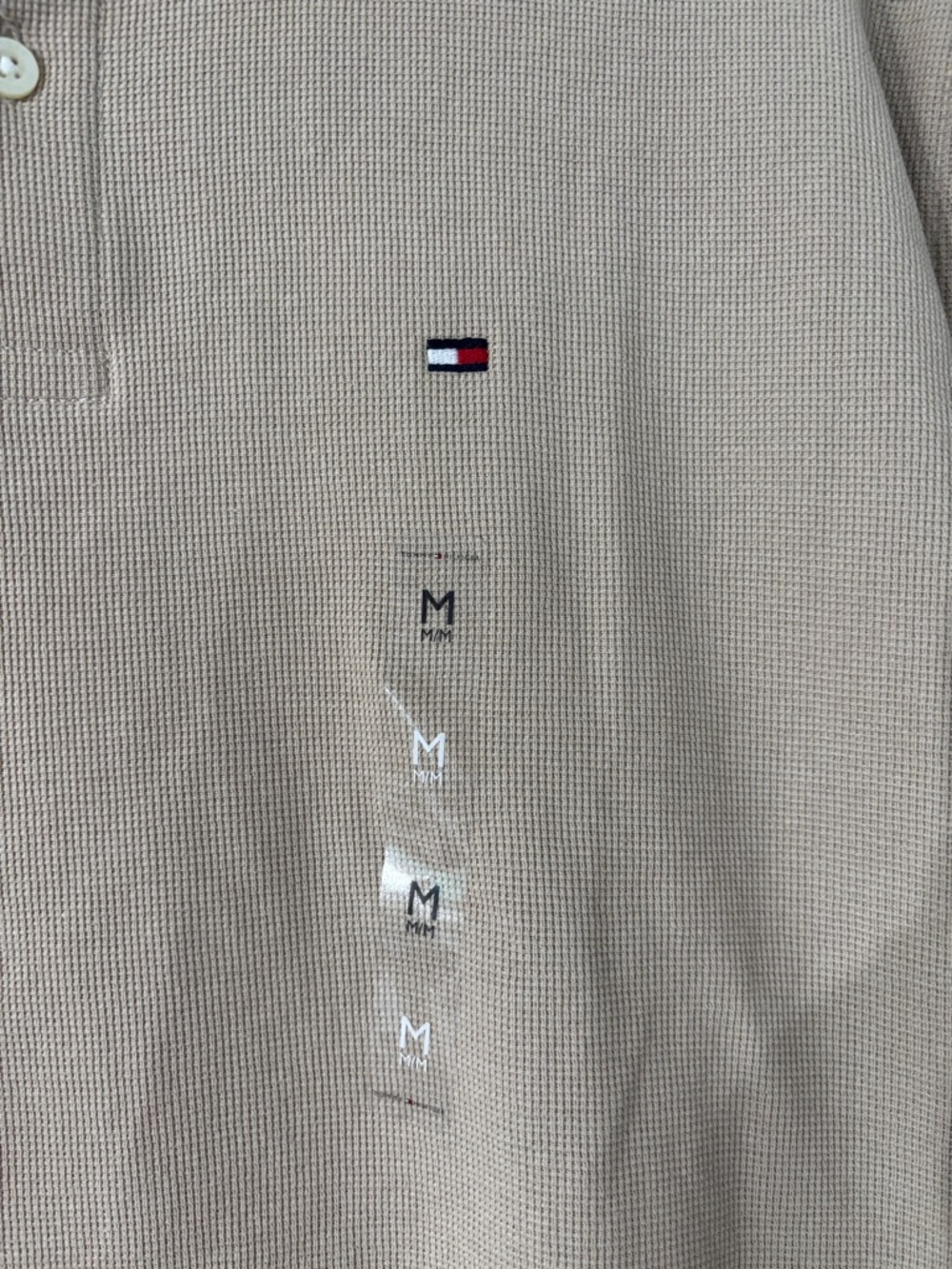 Tommy Hilfiger Men’s Tan Polo Shirt with Subtle Logo - Picture 6 of 9